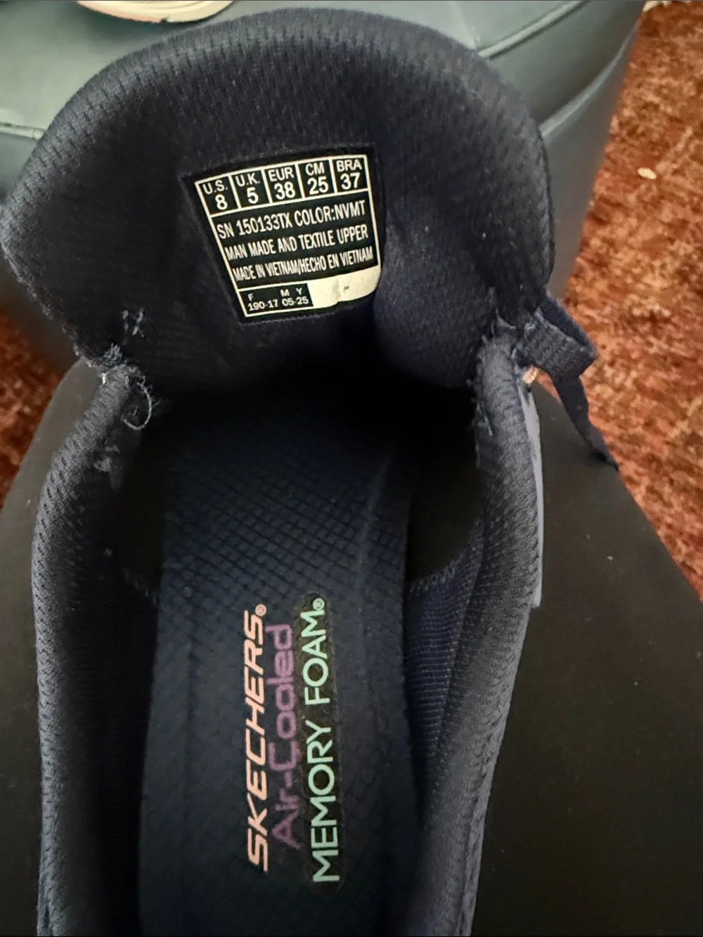 Skechers Navy Women's Athletic Sneakers - Picture 7 of 7
